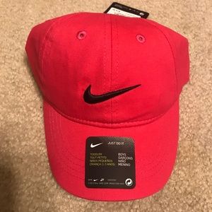 Toddler Hot Pink and black  Nike Hat